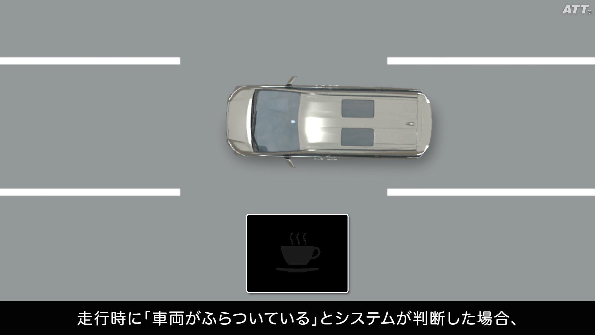 レーンディパーチャーアラート（LDA）_休憩提案機能