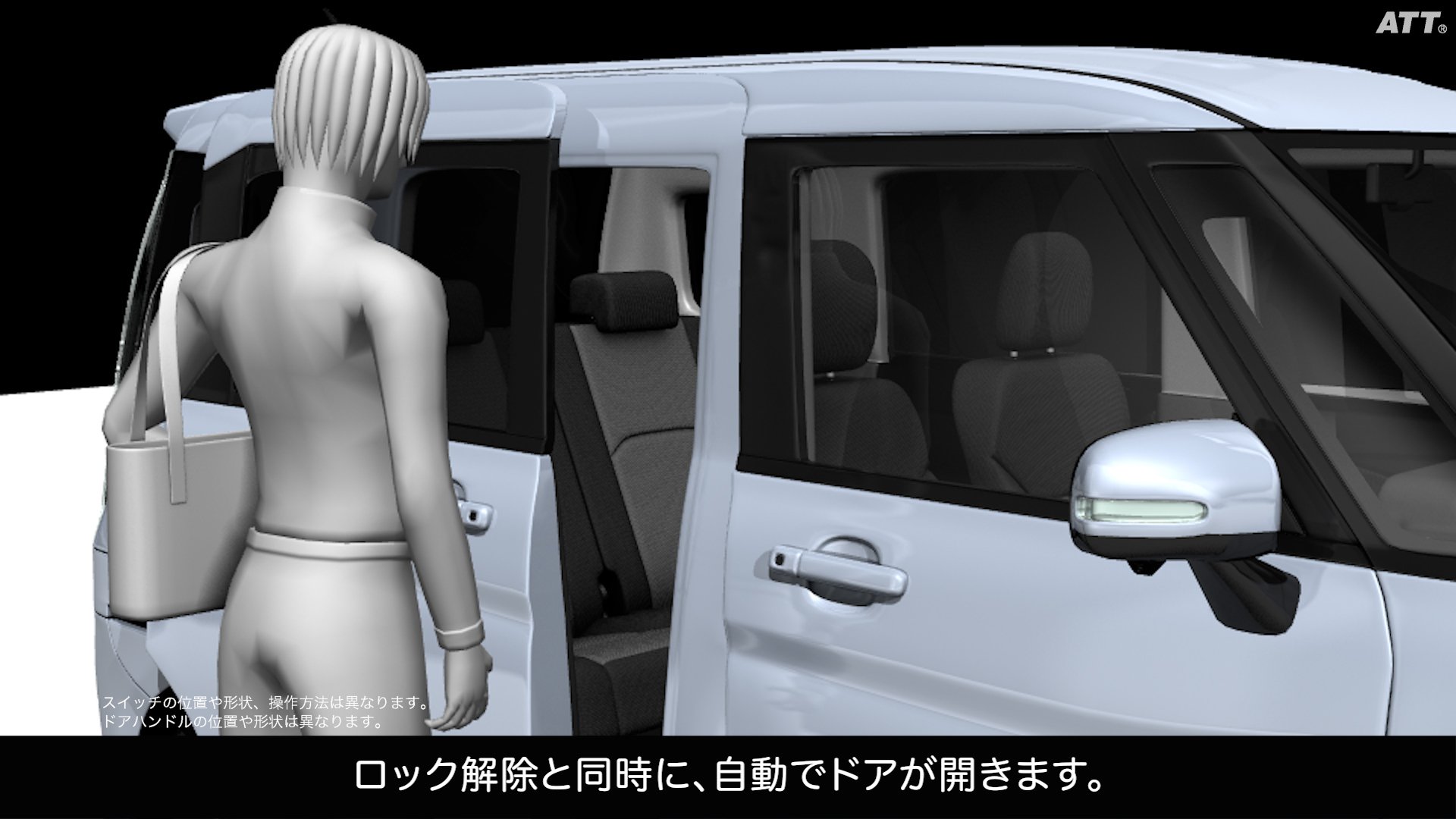 パワースライドドア（イージーオープンドアハンドル）